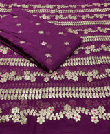 44" pure georgette
