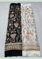 54" georgette embroideries
