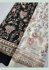 54" georgette embroideries