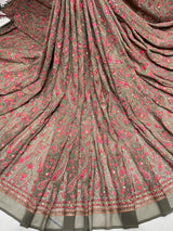 54" georgette embroideries
