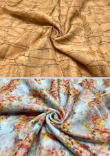 44" organza digital prints