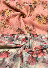 44" organza digital prints