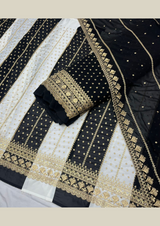 54" georgette embroideries