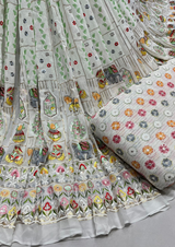 44" and 54" georgette combination
