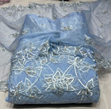 44" pure organza embroideries