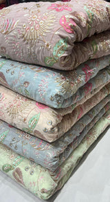 54" georgette embroideries