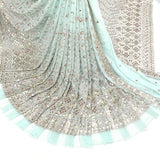 54" georgette embroideries