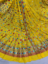 54" georgette embroideries