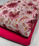 Cutwork with nett embrioderies + Pure crepe 44”