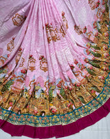 Intricate embridoeries+ pure crepe 54"