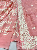 54” Pure georgett embriodered dupatta