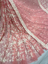 54” Pure georgett embriodered dupatta