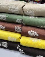 44” pure raw silk