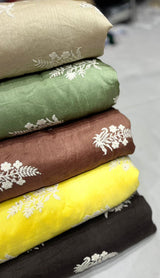 44” pure raw silk