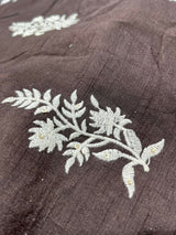 44” pure raw silk