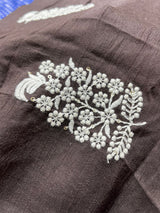 44” pure raw silk