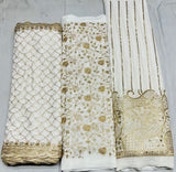 Pure Georgette embroidery 54 & 44 inches combinations
