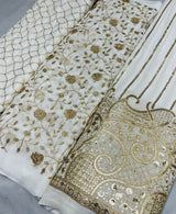 Pure Georgette embroidery 54 & 44 inches combinations