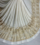 Pure Georgette embroidery 54 & 44 inches combinations
