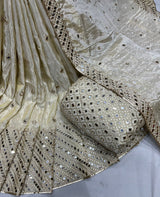 Pure Tissue Embroidery 44 Inches Combinations