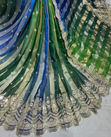Pure viscose tissue banarsi patta jaccord