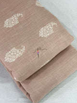 Pure viscose linen embroidery