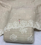 Cotton jaccord embroidery