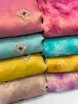 Tissue handwork embroidery