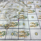 Tatami stich embroidery