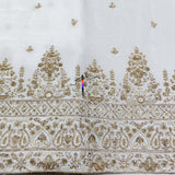 Heavy cutdana embroidery