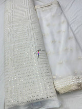 Zero sequence mirror embroidery
