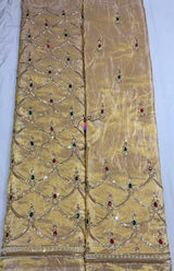 Stone work embroidery