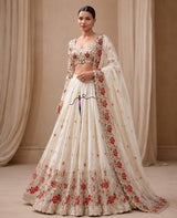 Multi cutdana embroidery