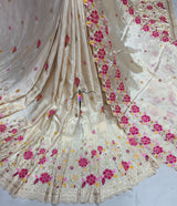 Multi cutdana embroidery