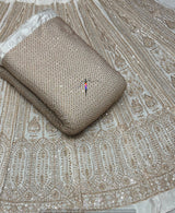 Heavy cutdana embroidery