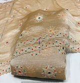 Stone work embroidery