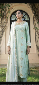 Handwork cutdana embroidery