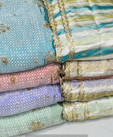 Handwork cutdana embroidery