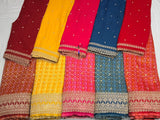 Heavy cutdana embroidery