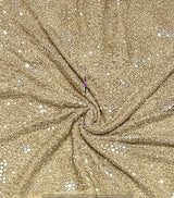 Heavy mirror cutdana embroidery