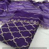 Gota foil embroidery