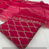 Gota foil embroidery