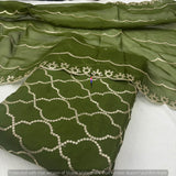Gota foil embroidery