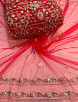 Heavy cutdana embroidery