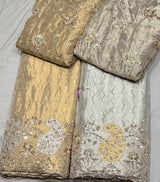 Heavy Aplic embroidery