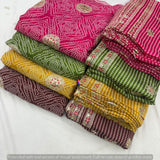 Gota foil embroidery