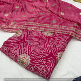 Gota foil embroidery