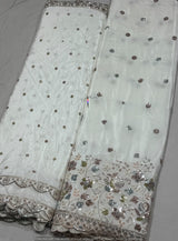 Multi cutdana embroidery