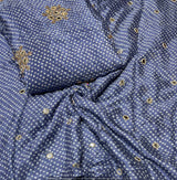 Mirror cutdana embroidery