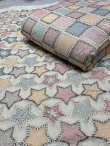 44" pure cotton heavy embroideries